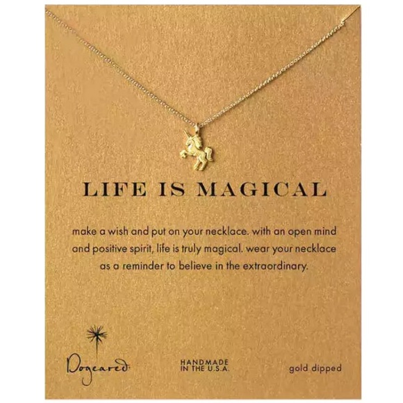 artemis Jewelry - “Sara” magic dainty gold unicorn necklace